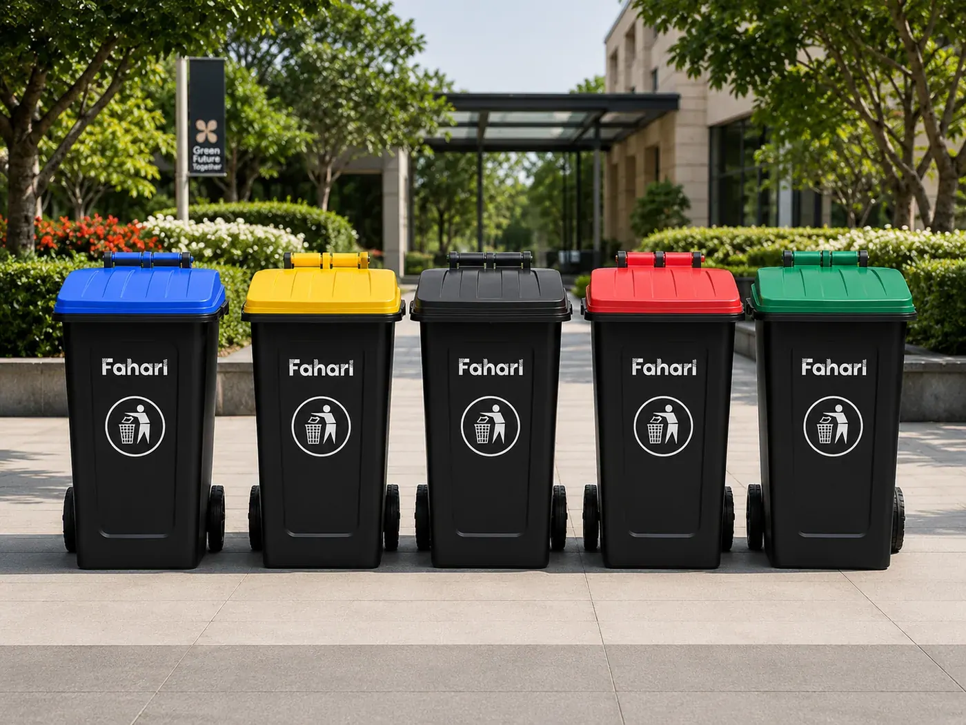 The Fahari Waste Bins range